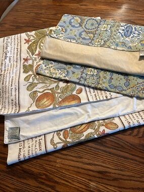 2 Pottery Barn table runners